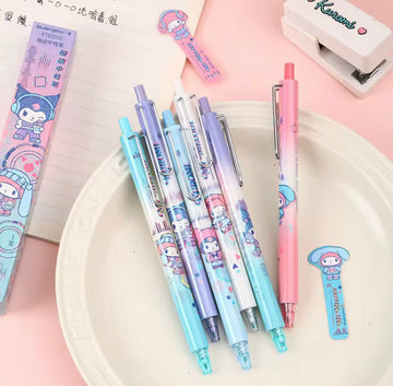 Sanrio Pen 0,5 mm Blind Box – Zwarte Inkt – Kawaii Mystery Box Schoolspullen Cadeau Creasowl