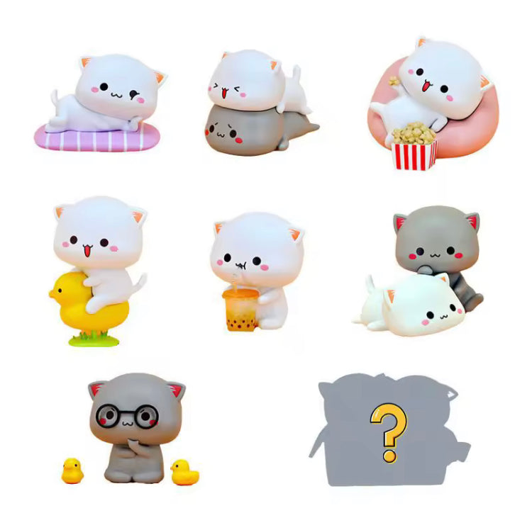 Mitao Kat Blind Box – Schattige Lucky Cat Mystery Box – Kawaii Kat Figuur Verzamel Speelgoed Cadeau Creasowl