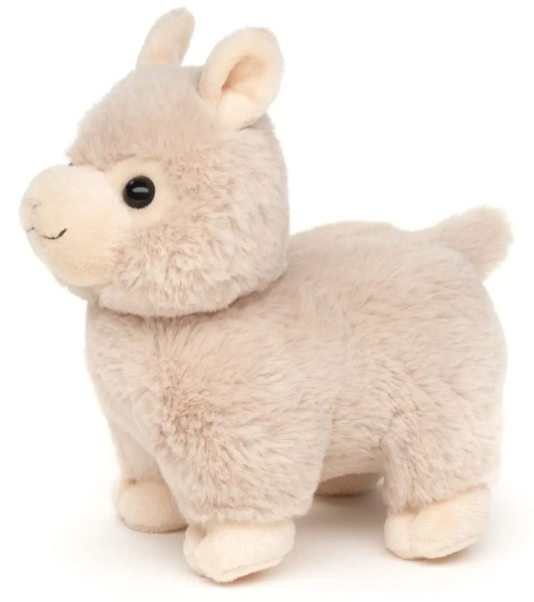 Alpaca, staand - 18 cm (lengte) - pluche lama - knuffeldier