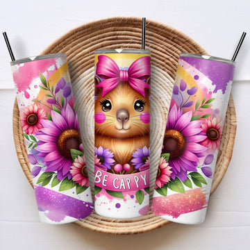 Capybara Tumbler - Roestvrijstalen Thermosbeker