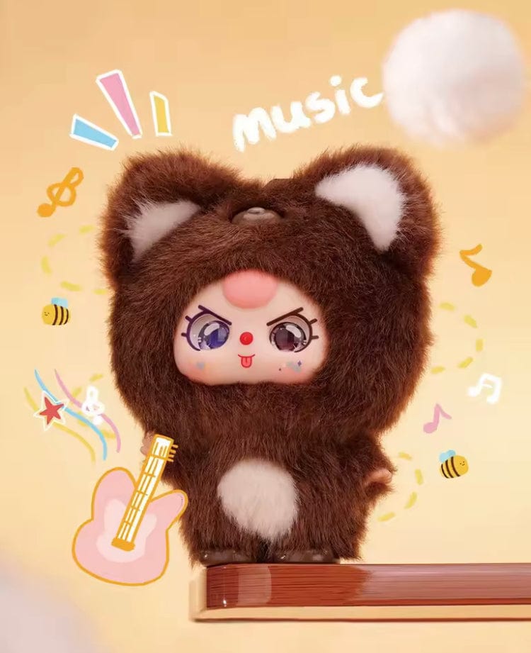 Creasowl Baby Three Mini Knuffel Serie Blind Box – Schattige Vinyl Pop Tas Hangers - Verrassing Blindbox Knuffel Sleutelhanger Collectie - Origineel Cadeau voor Kinderen & Verzamelaars