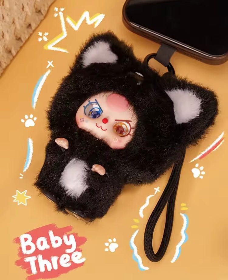 Creasowl Baby Three Mini Knuffel Serie Blind Box – Schattige Vinyl Pop Tas Hangers - Verrassing Blindbox Knuffel Sleutelhanger Collectie - Origineel Cadeau voor Kinderen & Verzamelaars