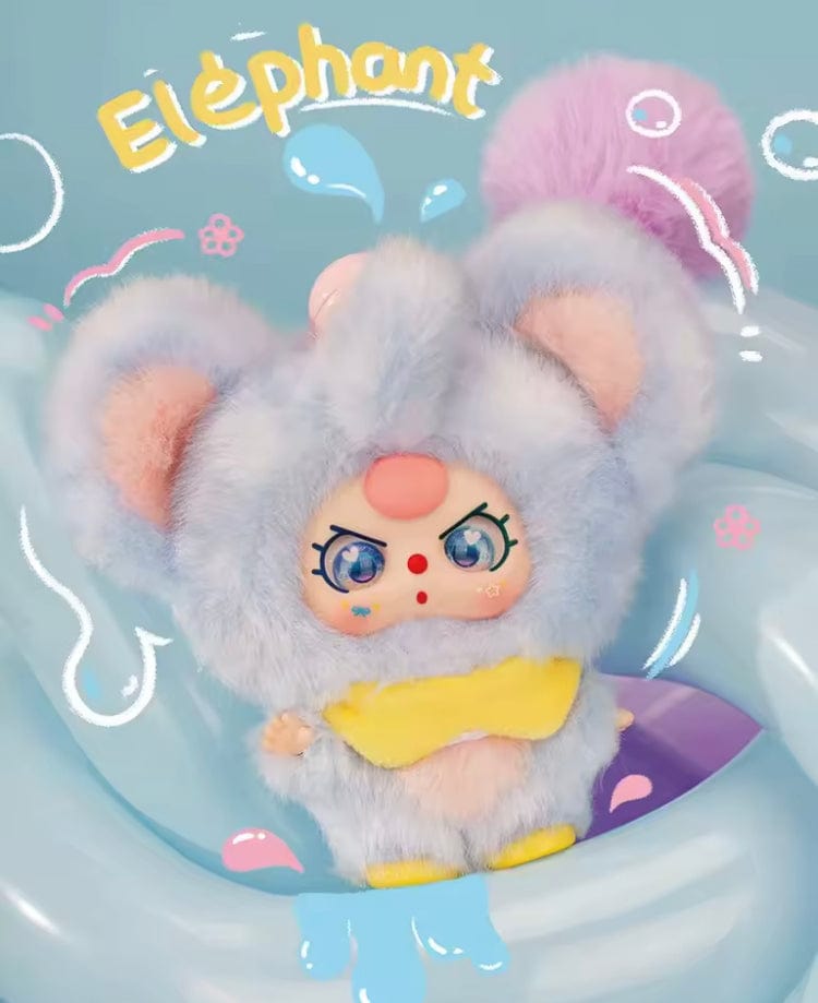Creasowl Baby Three Mini Knuffel Serie Blind Box – Schattige Vinyl Pop Tas Hangers - Verrassing Blindbox Knuffel Sleutelhanger Collectie - Origineel Cadeau voor Kinderen & Verzamelaars