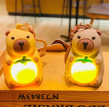 Creasowl Capybara - Sleutelhanger met Licht - Nachtlamp