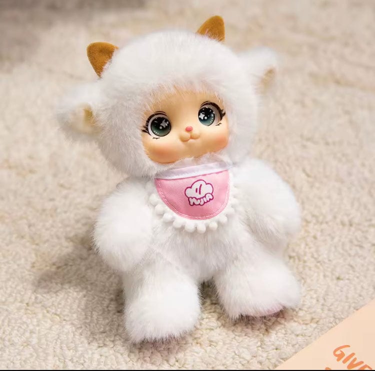 Creasowl Wit Unieke Pluche Cute Family Tashangers β Schattige Sleutelhangers & Accessoires