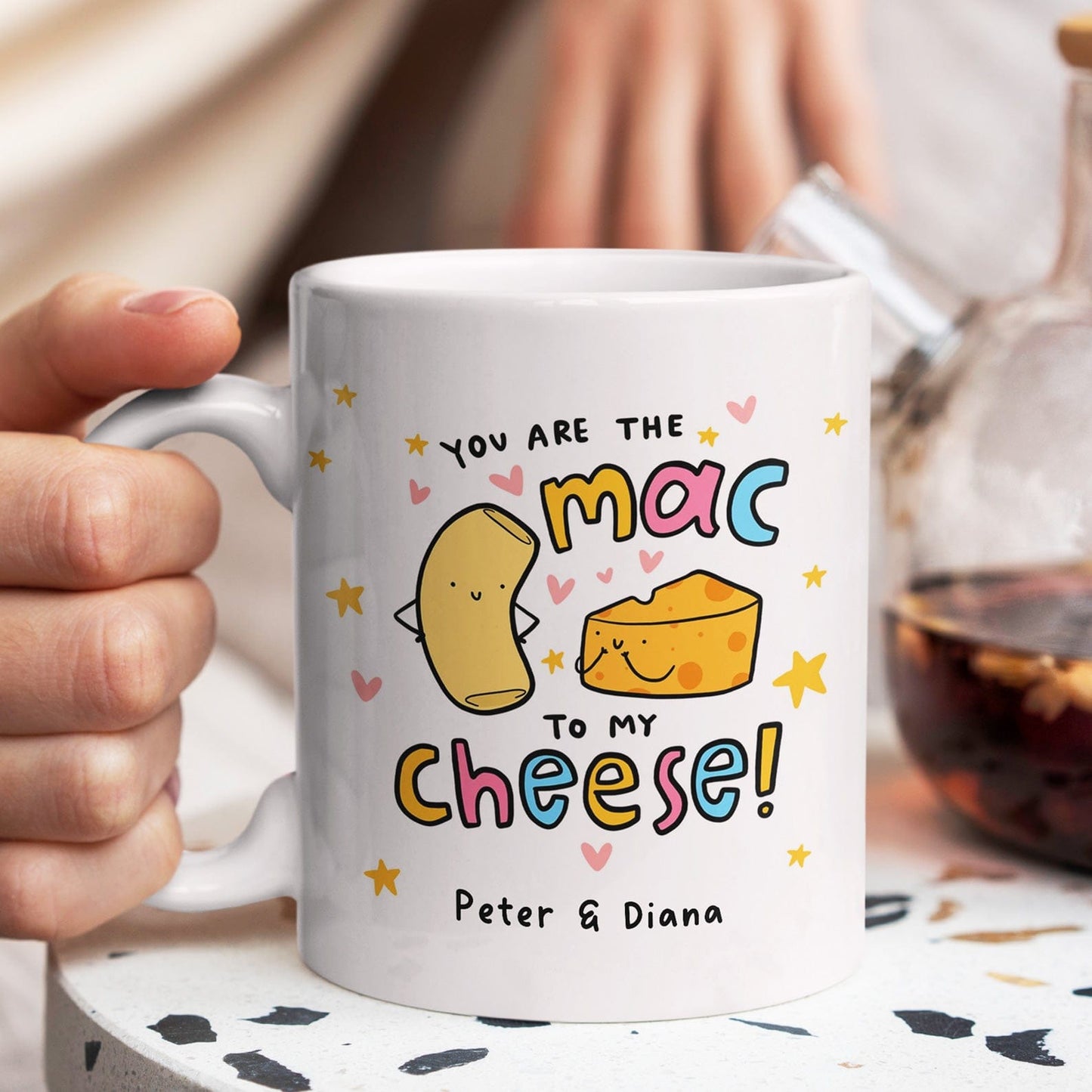 Creasowl You Are The Mac To My Cheese Gepersonaliseerde Mok 325 ml – Valentijns Cadeau