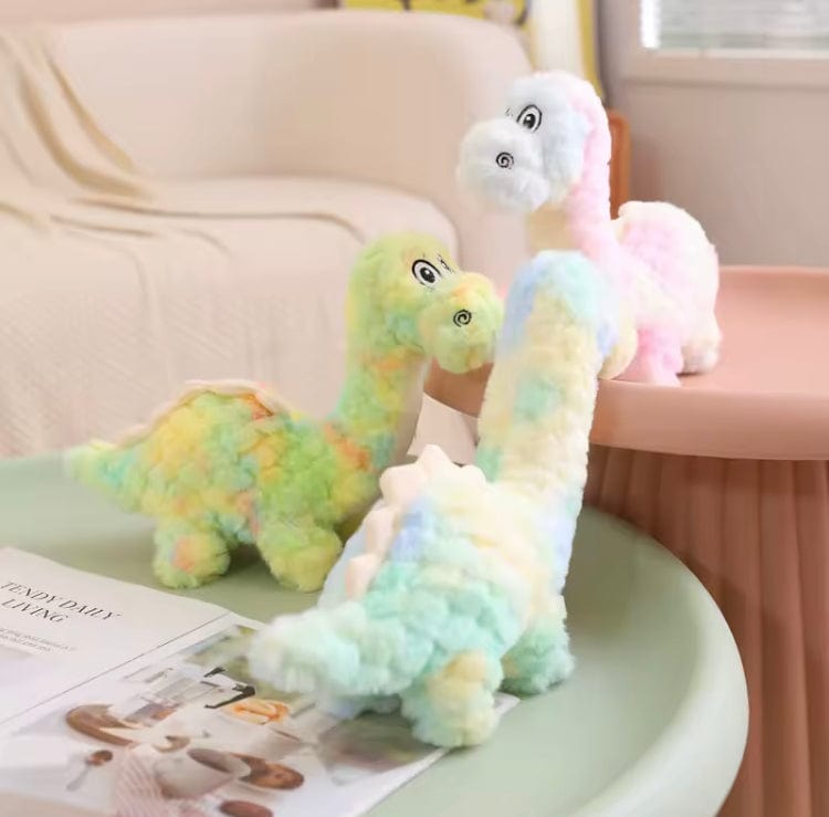 Creasowl Zachte Dinosaurus Knuffel 25cm – Schattige Kawaii Dino Pluche - Knuffel & Cadeau