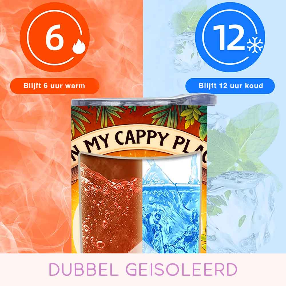 In my Cappy Place - Roestvrijstalen Tumbler