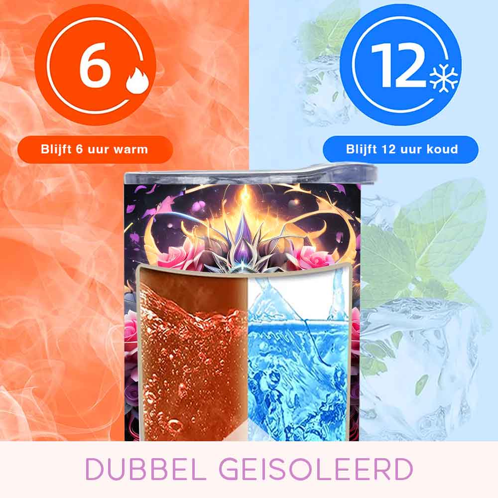 Mijn winkel Dawn's Embrace: Midnight Bloom | Undead Queens Tumbler