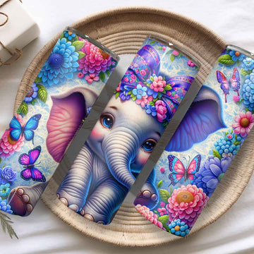 Mijn winkel Drinkbeker met Schattig Olifantje - Duurzaam en Uniek