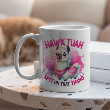 Mijn winkel Hawk Tuah Mok met Spugende Alpaca