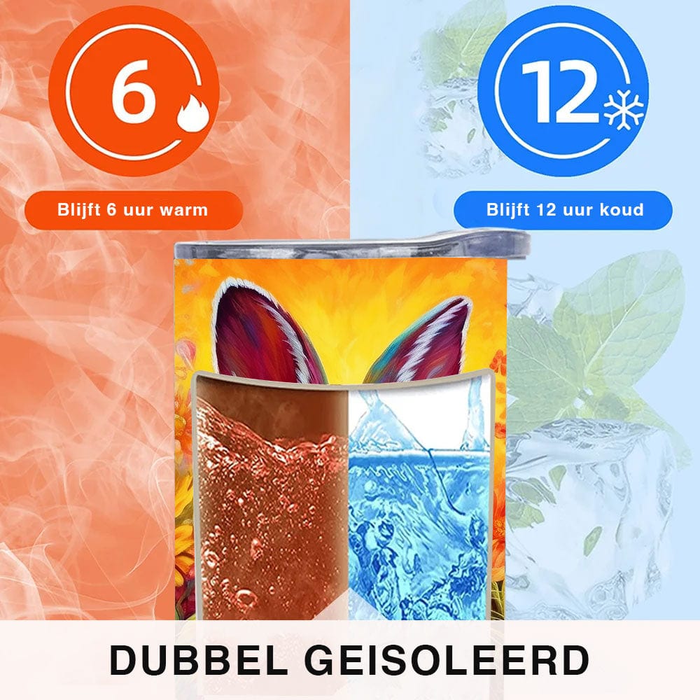 Mijn winkel Tumbler met Schattig Konijn