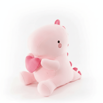 Schattige Dinosaurus Knuffel met Hart 30cm 🦖 - Zachte Valentijn Plush