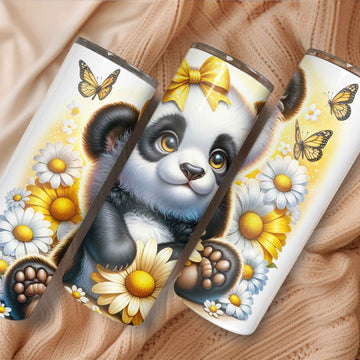 Vrolijke panda tumbler voor kinderen