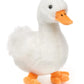 Witte Gans Pluche Knuffel (20 cm) – Realistische Vogel & Boerderijdier – Duurzame 100% Gecyclde Vulling