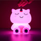 Siliconen Eenhoorn Nachtlampje – Zacht Kinderkamer LED Nachtlampje (10 x 13,2 x 16 cm) – Magische Unicorn Lamp & Sfeervol Cadeau