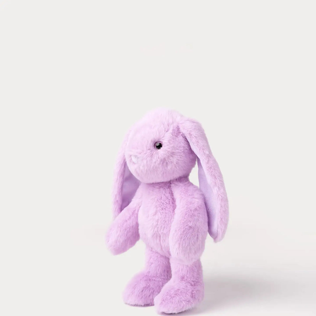 Creasowl zachte pluche knuffelkonijn Lily met glitterogen, 25 cm, in diverse kleuren, fluwelig en knuffelbaar.