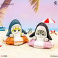 Mofusand Marine Zwemband Series Blind Box – Kawaii Kat Mystery Box Figuur – Collectible Stempel Speelgoed Creasowl