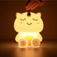 Siliconen Eenhoorn Nachtlampje – Zacht Kinderkamer LED Nachtlampje (10 x 13,2 x 16 cm) – Magische Unicorn Lamp & Sfeervol Cadeau