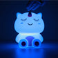 Siliconen Eenhoorn Nachtlampje – Zacht Kinderkamer LED Nachtlampje (10 x 13,2 x 16 cm) – Magische Unicorn Lamp & Sfeervol Cadeau