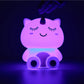 Siliconen Eenhoorn Nachtlampje – Zacht Kinderkamer LED Nachtlampje (10 x 13,2 x 16 cm) – Magische Unicorn Lamp & Sfeervol Cadeau