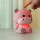 Siliconen Nijlpaard Nachtlampje – Zacht Kinderkamer LED Nachtlampje (10 x 13,2 x 16 cm) – Lief Hiipolampje & Sfeervol Cadeau