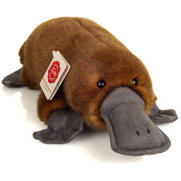 Zachte Teddy-Hermann vogelbekdier knuffel van 35 cm, realistisch en wasbaar pluche speelgoed voor kinderen