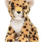Pluche Cheetah Welp Knuffel Zittend (18 cm) – Realistisch Jachtluipaard Baby – Duurzame 100% Gecyclde Vulling