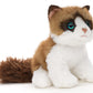 Ragdoll Kat Pluche Knuffel (30 cm) – Zachte Staande Huisdier Knuffelkat – Duurzame 100% Gecyclde Vulling