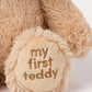 Zachte creasowl teddy knuffelbeer van 28 cm, ideaal eerste knuffel voor baby's, in pastel kleuren, geschikt als kraamcadeau