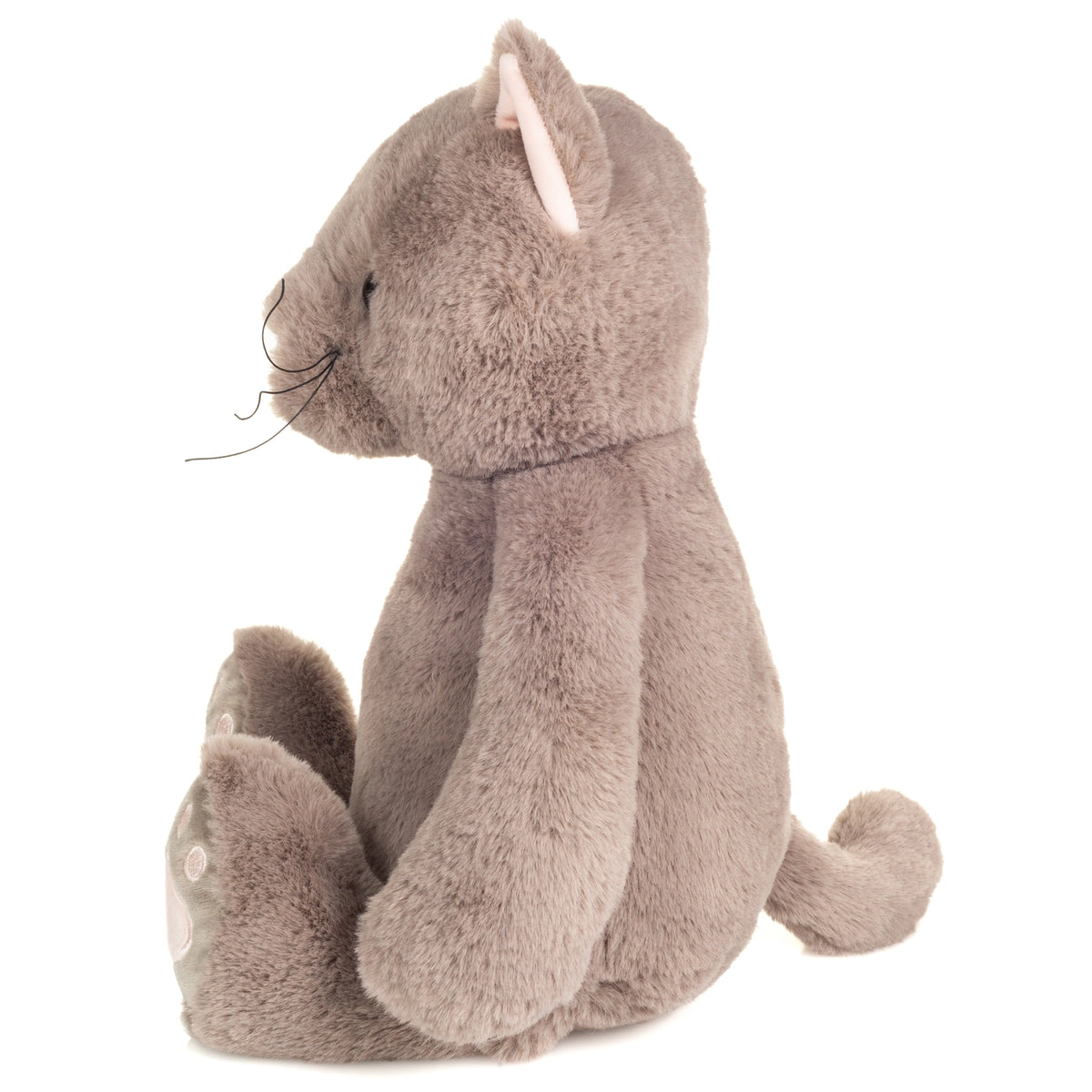 Teddy-Hermann Kat Milly Pluche Knuffel (35 cm) – Slungelkat / Schlenkerkatze – Veilig & Wasbaar Speelgoed