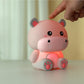 Siliconen Nijlpaard Nachtlampje – Zacht Kinderkamer LED Nachtlampje (10 x 13,2 x 16 cm) – Lief Hiipolampje & Sfeervol Cadeau
