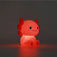 Siliconen Axolotl Nachtlampje – Zacht Kinderkamer LED Nachtlampje (10 x 13,2 x 16 cm) – Schattige Axolotl Lamp & Uniek Cadeau