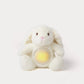 Zachte konijnenknuffel van Creasowl met ingebouwd nachtlampje en slaapgeluiden, 25 cm groot, voor rustgevende baby slaaptraining