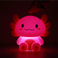 Siliconen Axolotl Nachtlampje – Zacht Kinderkamer LED Nachtlampje (10 x 13,2 x 16 cm) – Schattige Axolotl Lamp & Uniek Cadeau