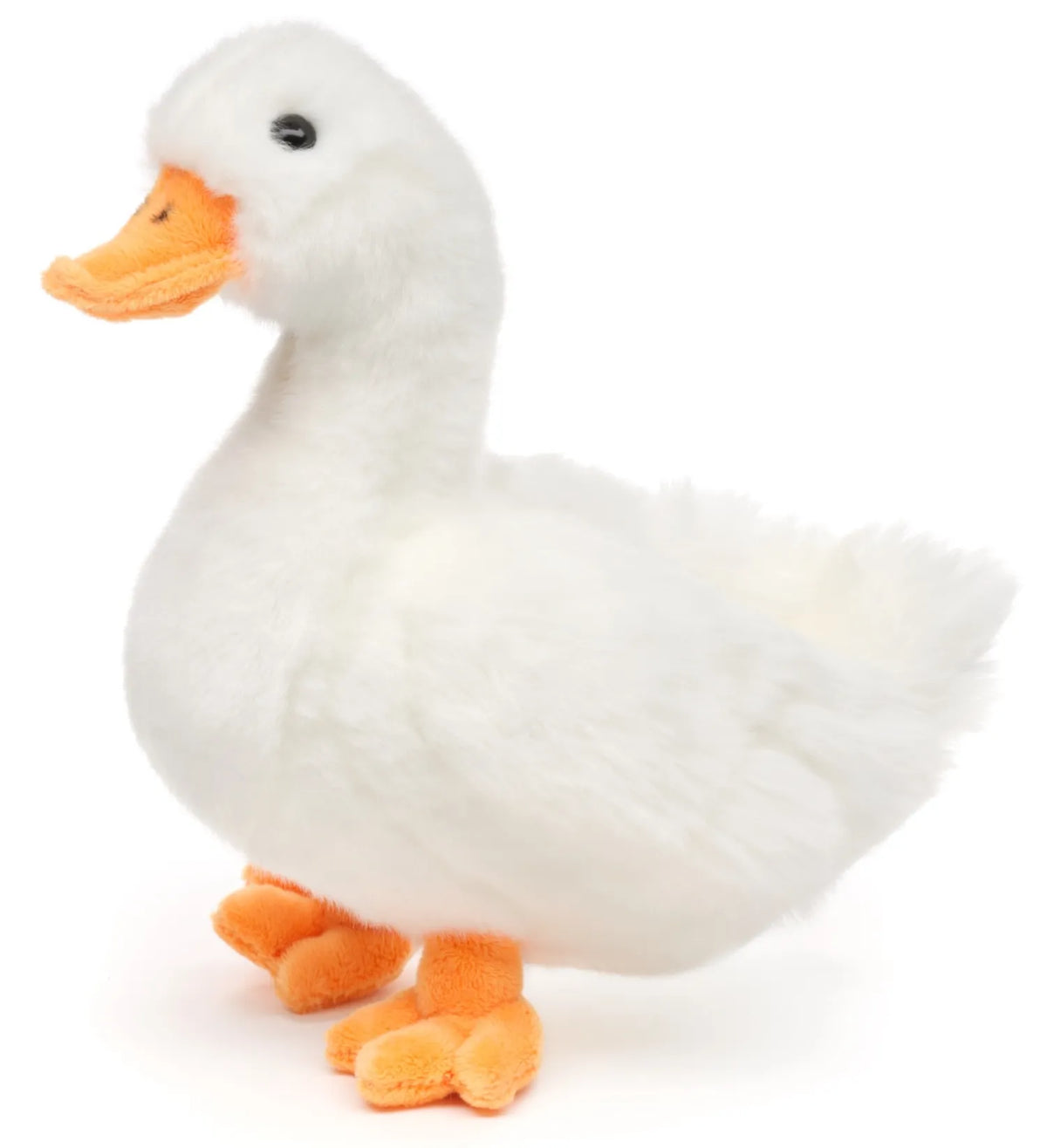 Witte Gans Pluche Knuffel (20 cm) – Realistische Vogel & Boerderijdier – Duurzame 100% Gecyclde Vulling
