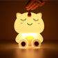 Siliconen Eenhoorn Nachtlampje – Zacht Kinderkamer LED Nachtlampje (10 x 13,2 x 16 cm) – Magische Unicorn Lamp & Sfeervol Cadeau