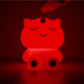 Siliconen Eenhoorn Nachtlampje – Zacht Kinderkamer LED Nachtlampje (10 x 13,2 x 16 cm) – Magische Unicorn Lamp & Sfeervol Cadeau