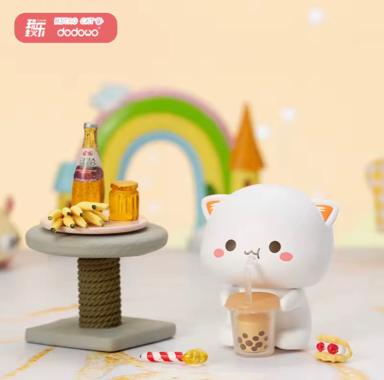 Mitao Kat Blind Box – Schattige Lucky Cat Mystery Box – Kawaii Kat Figuur Verzamel Speelgoed Cadeau Creasowl