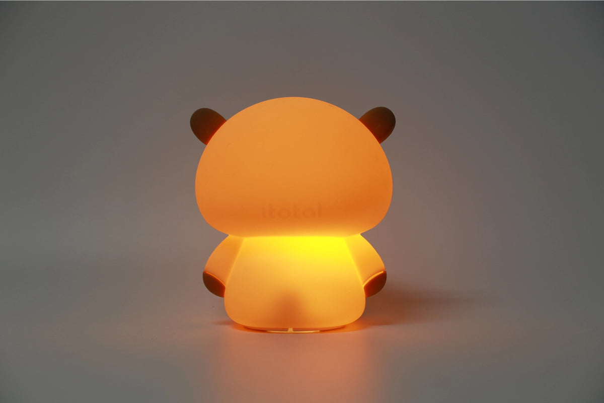 Siliconen Capibara Nachtlamp – Zacht Kinderkamer LED Nachtlampje (10 x 13,2 x 16 cm) – Schattige Capybara Lamp & Sfeervol Cadeau