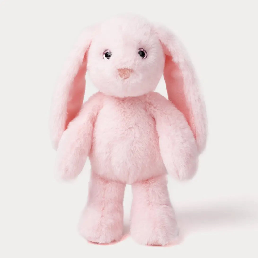Zacht pluche knuffelkonijn Lily van Creasowl, 25 cm met glitterogen en fluwelige tekstuur, in diverse kleuren
