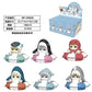 Mofusand Marine Zwemband Series Blind Box – Kawaii Kat Mystery Box Figuur – Collectible Stempel Speelgoed Creasowl