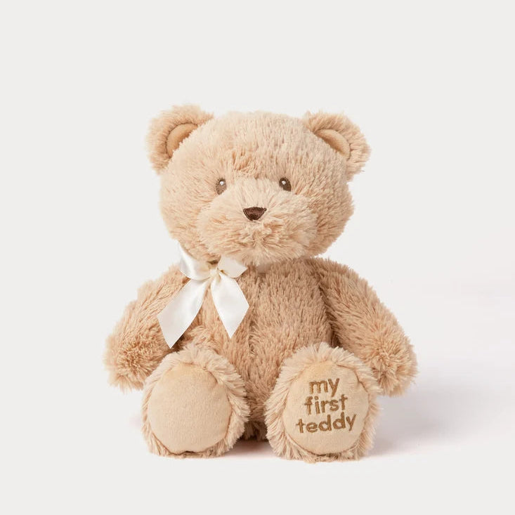 Zachte creasowl teddybeer van 28cm, eerste knuffel voor baby's, perfect als kraamcadeau, met schattige uitstraling en zachte vacht