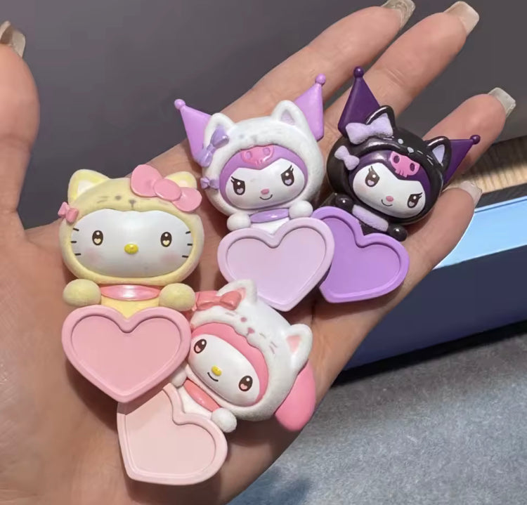 Sanrio Guardian Meow Hipper Series Blind Box – Hello Kitty Mystery Figuur – Kawaii Collectible Cadeau Creasowl