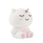 Siliconen Eenhoorn Nachtlampje – Zacht Kinderkamer LED Nachtlampje (10 x 13,2 x 16 cm) – Magische Unicorn Lamp & Sfeervol Cadeau