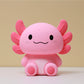 Siliconen Axolotl Nachtlampje – Zacht Kinderkamer LED Nachtlampje (10 x 13,2 x 16 cm) – Schattige Axolotl Lamp & Uniek Cadeau
