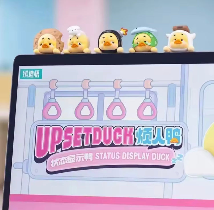 Upset Duck Hipper Series Blind Box – Mystery Duck Figuur Verrassingsbox – Collectible Speelgoed Cadeau Creasowl