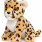 Pluche Cheetah Welp Knuffel Zittend (18 cm) – Realistisch Jachtluipaard Baby – Duurzame 100% Gecyclde Vulling