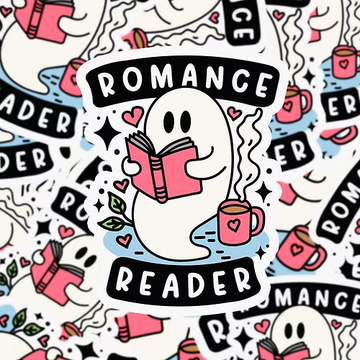 Romance reader waterdichte vinyl sticker