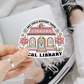 Hot girls support their local library waterdichte vinyl sticker